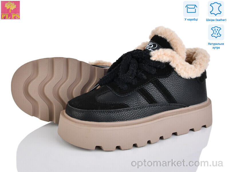 Купить Черевики жіночі 2806-1 PLPS чорний, фото 1