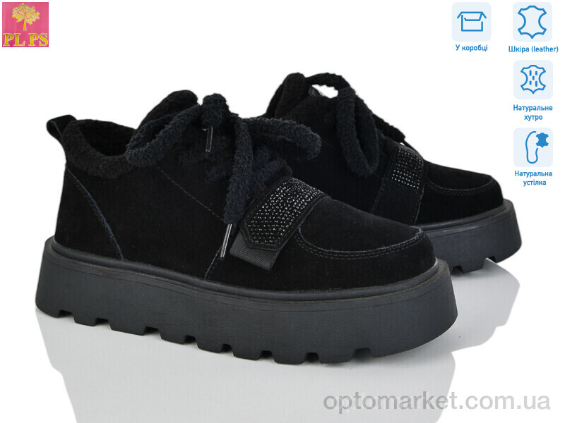 Купить Кросівки жіночі 2810-2 PLPS чорний, фото 1