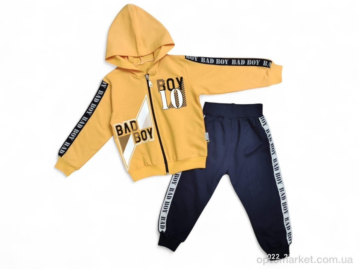 Купить Комплекти дитячі дитячі 2810 жовтий батнік-штани E.K.Y.Star жовтий, фото 1