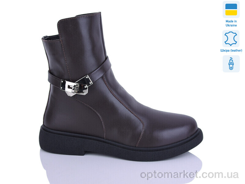 Купить Черевики жіночі 281H шоколад.к. зима Sali коричневий, фото 1