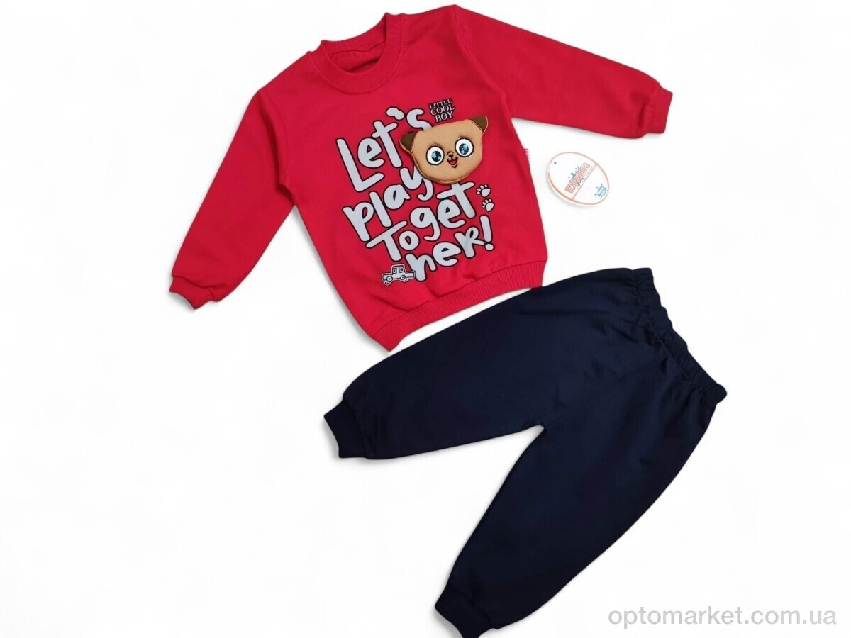 Купить Комплекти дитячі дитячі 2846 червоний батнік-штани Eymus Kids червоний, фото 1