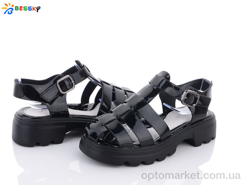 Купить Босоніжки дитячі 2855-4C Bessky чорний, фото 1