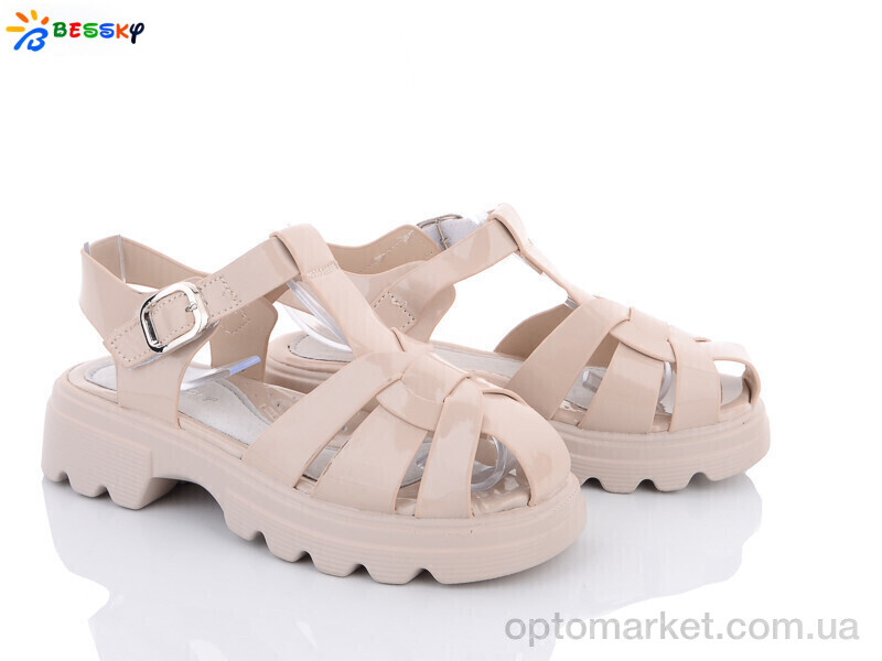 Купить Босоніжки дитячі 2857-5C Bessky бежевий, фото 1