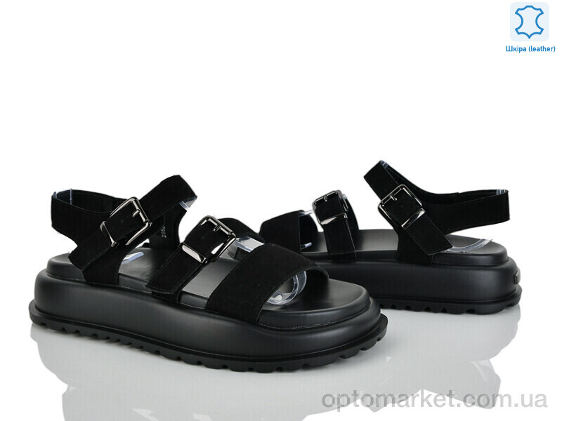 Купить Босоніжки жіночі 2862-37 Бабочка-Mengfuna-AESD чорний, фото 1