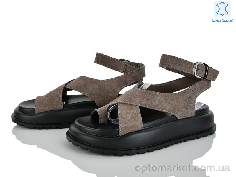 Купить Босоніжки жіночі 2862-42 Бабочка-Mengfuna-AESD бежевий, фото 1