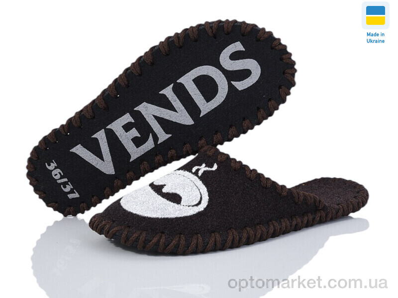Купить Капці жіночі 286W коричневий Vends коричневий, фото 1