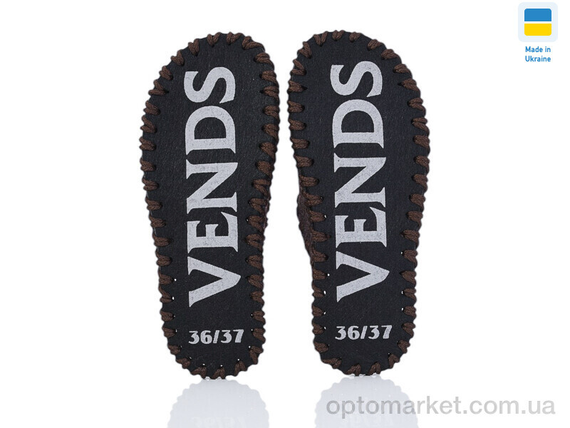 Купить Капці жіночі 286W коричневий Vends коричневий, фото 3