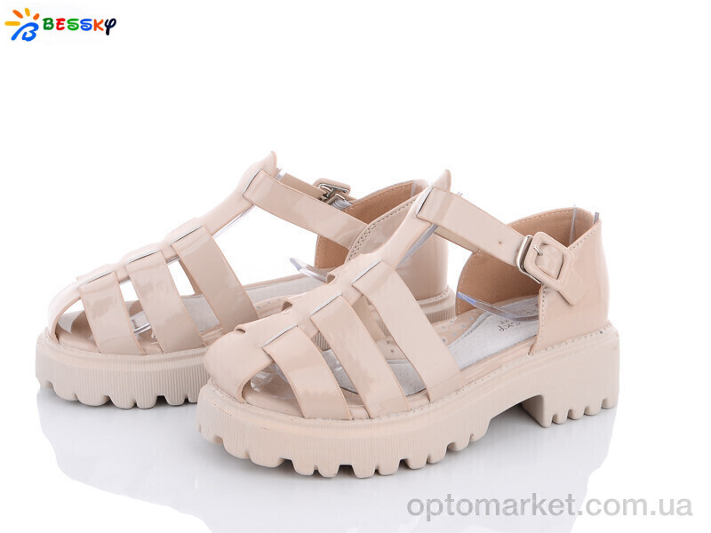 Купить Босоніжки дитячі 2876-5C Bessky бежевий, фото 1