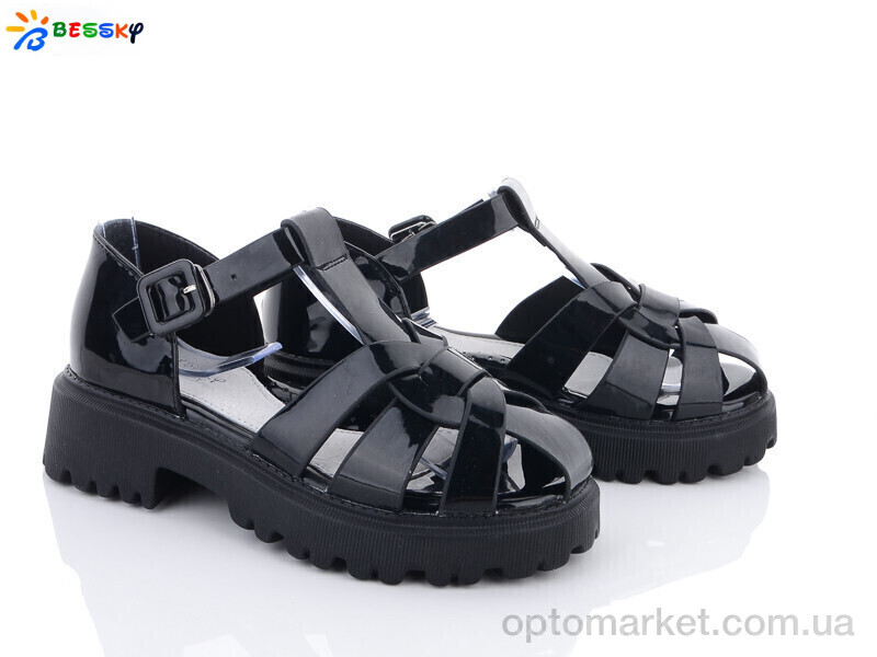 Купить Босоніжки дитячі 2877-4C Bessky чорний, фото 1