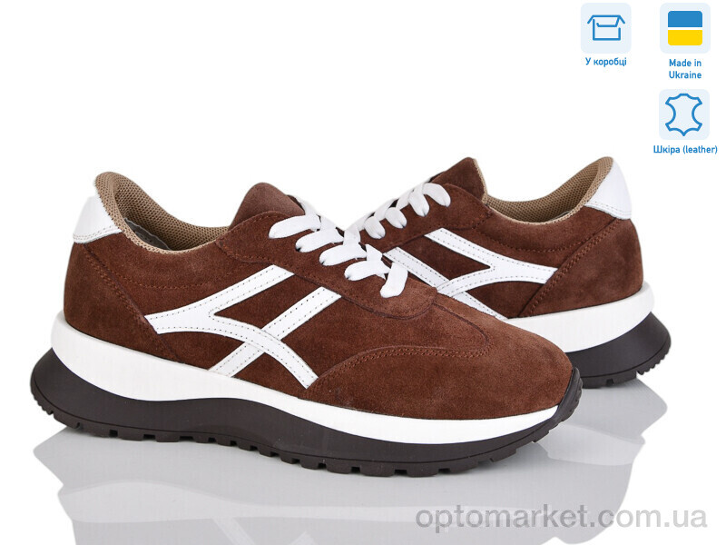 Купить Кросівки жіночі 2902-21 Fat Fox-Tamei коричневий, фото 1