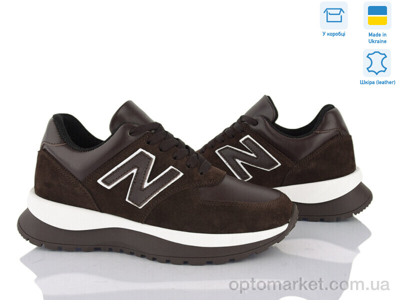 Купить Кросівки жіночі 2903-20 Fat Fox-Tamei коричневий, фото 1