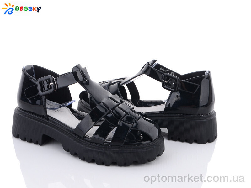Купить Босоніжки дитячі 2905-4C Bessky чорний, фото 1