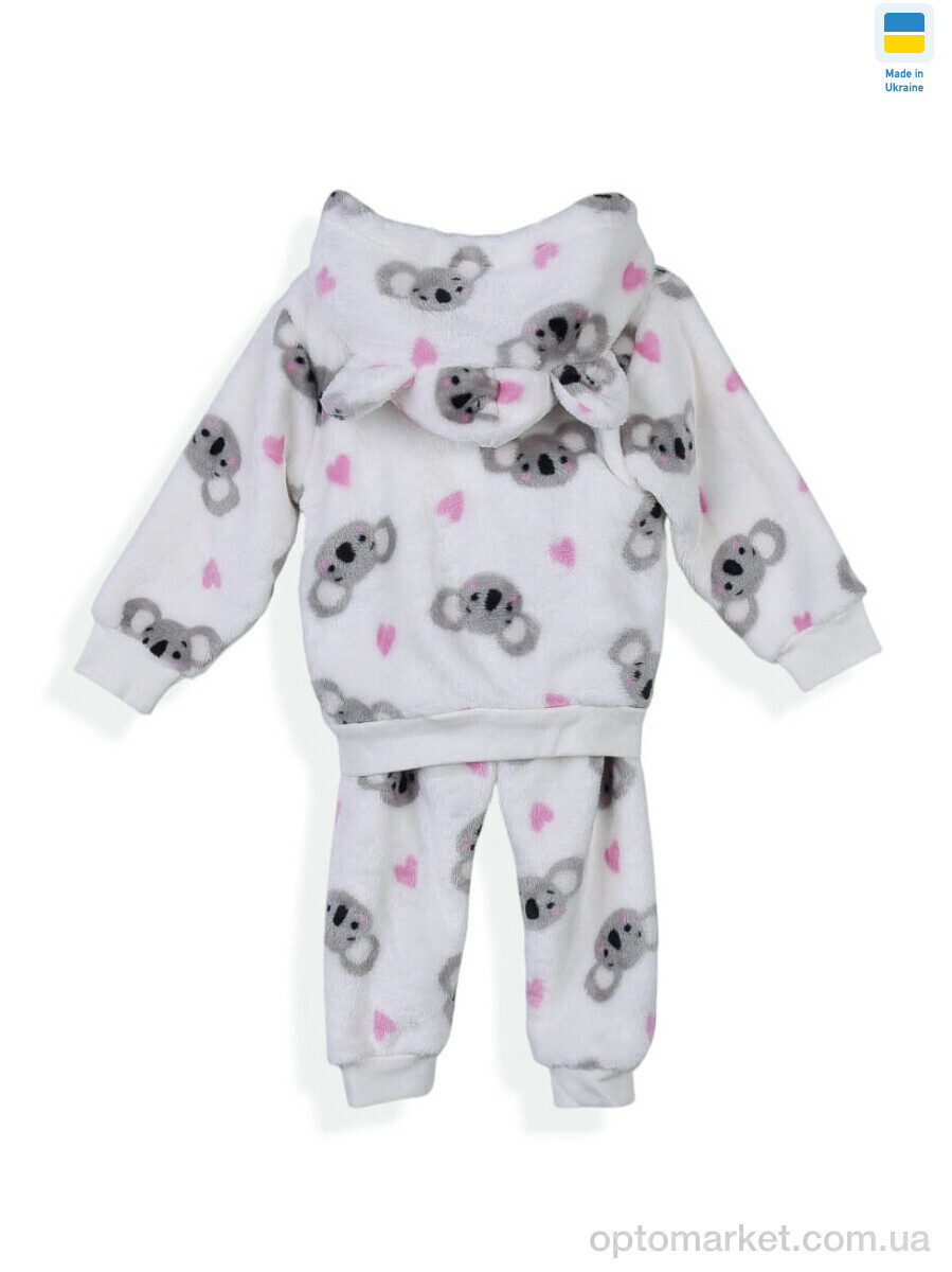 Купить Комплекти дитячі дитячі 29181 білий батнік-штани Kir15 білий, фото 2