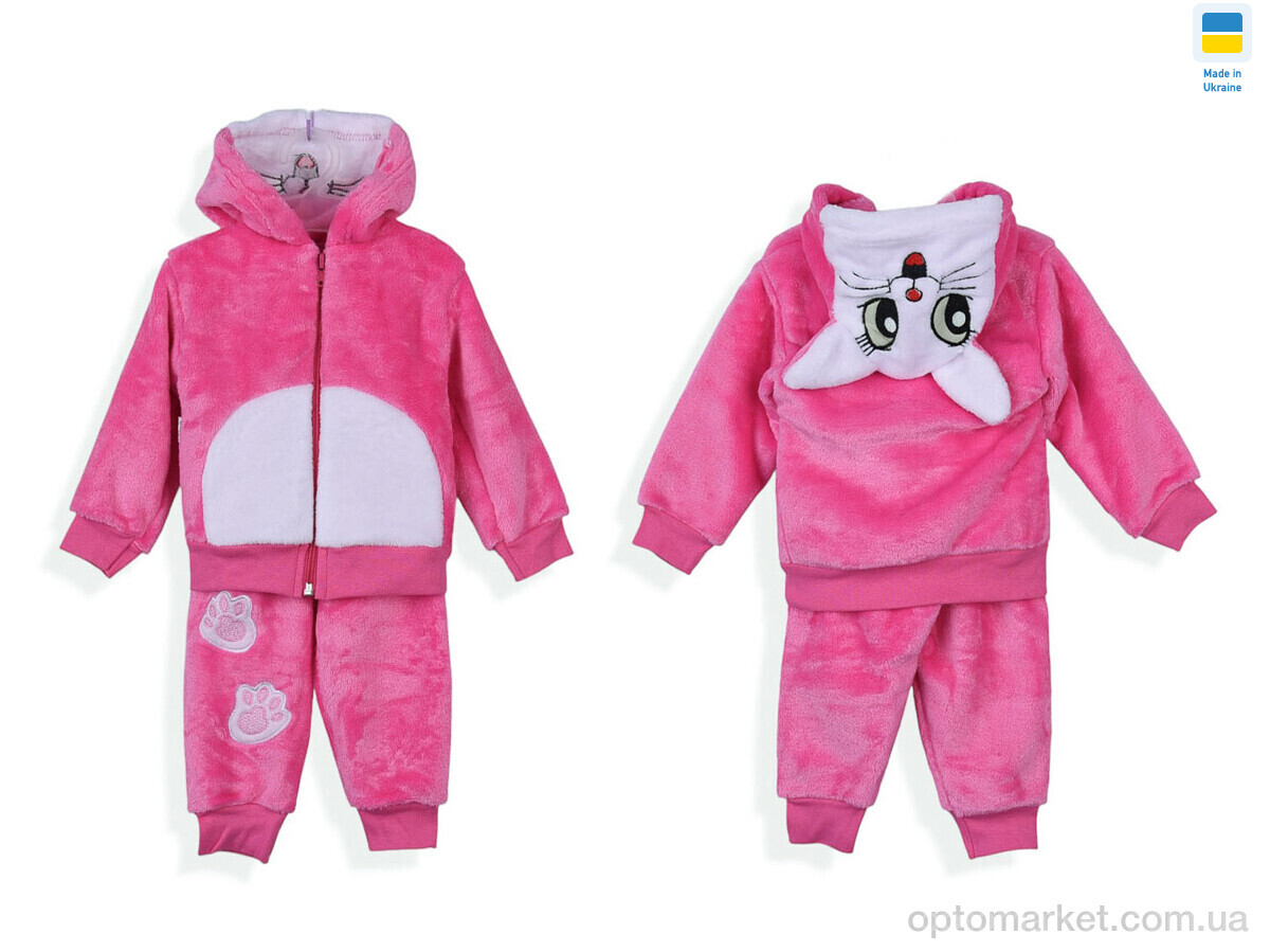 Купить Комплекти дитячі дитячі 29183 рожевий батнік-штани Kir15 рожевий, фото 3