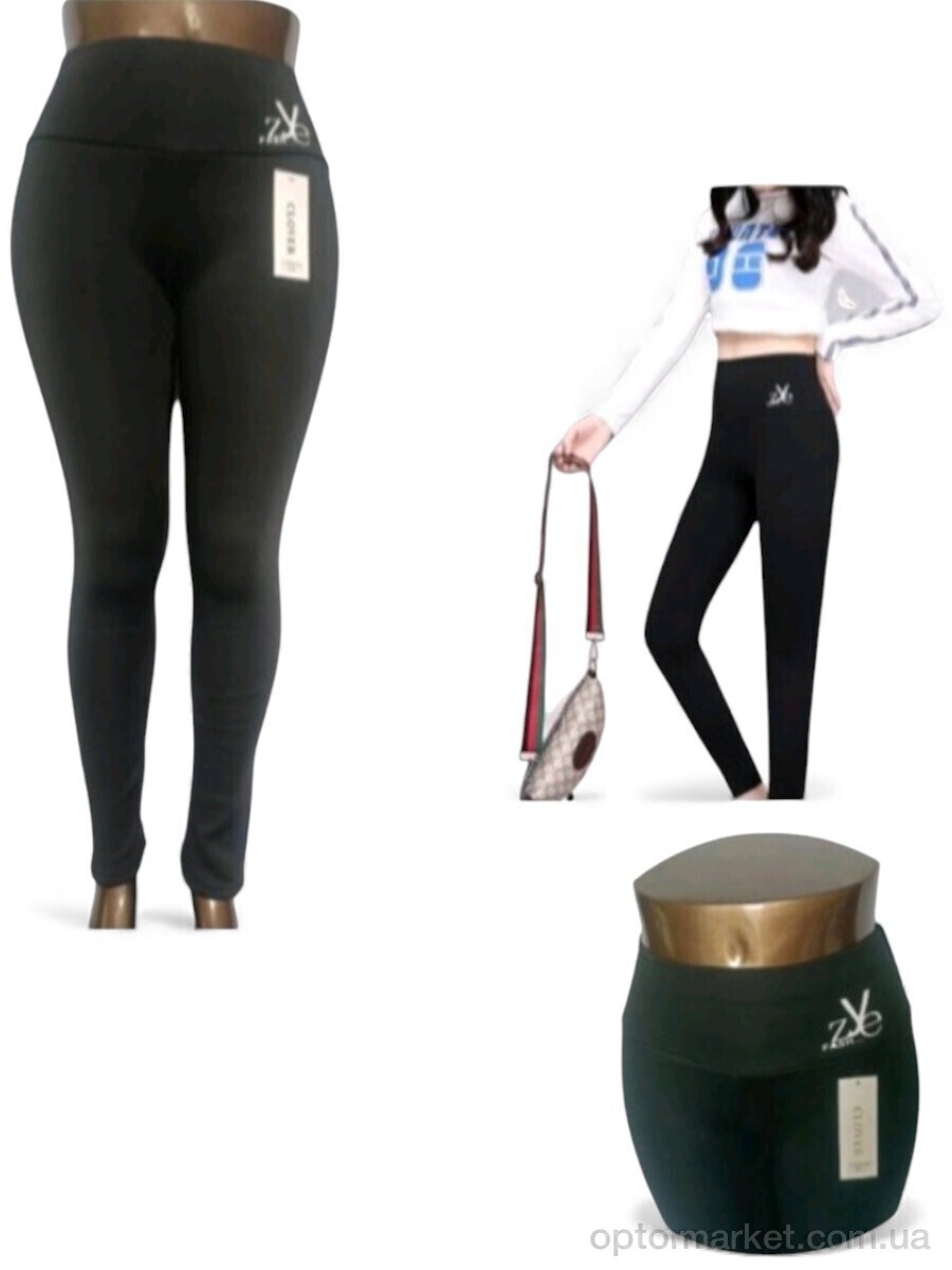 Купить Лосини жіночі 2919 чорний Sport style чорний, фото 1