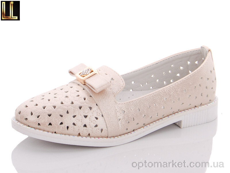 Купить Туфлі дитячі 2923-7A Lilin shoes бежевий, фото 1