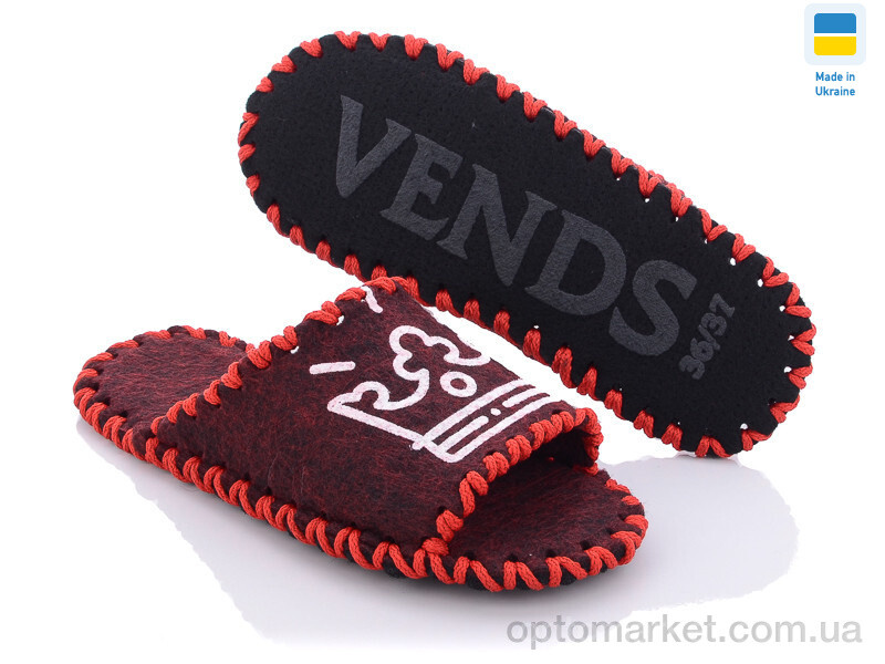 Купить Капці жіночі 292W бордо Vends бордовий, фото 1