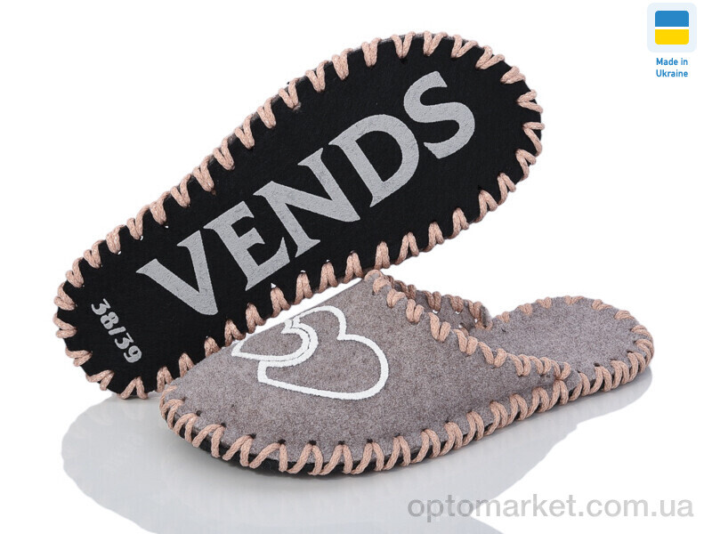 Купить Капці жіночі 293W т.беж Vends бежевий, фото 1