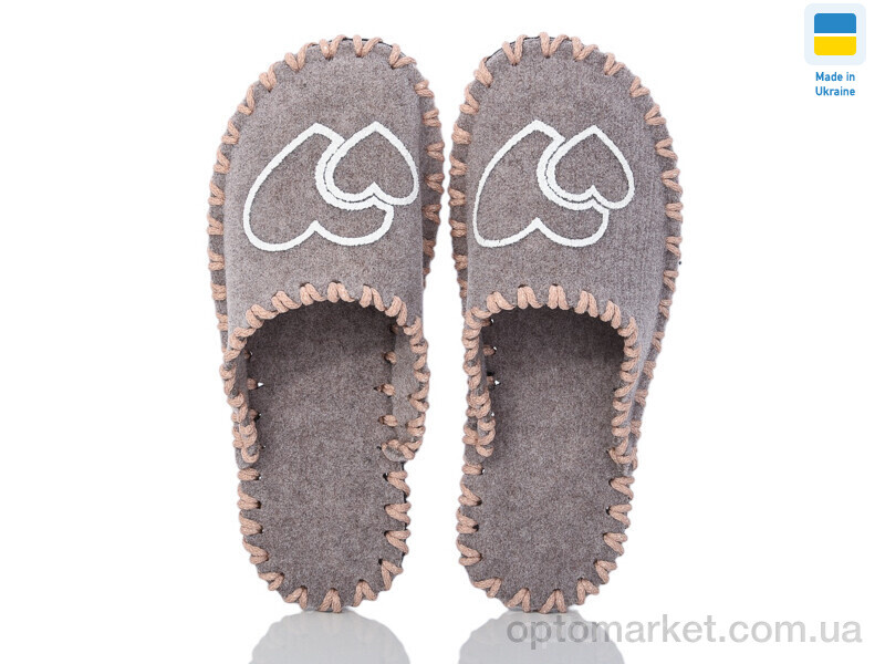 Купить Капці жіночі 293W т.беж Vends бежевий, фото 2