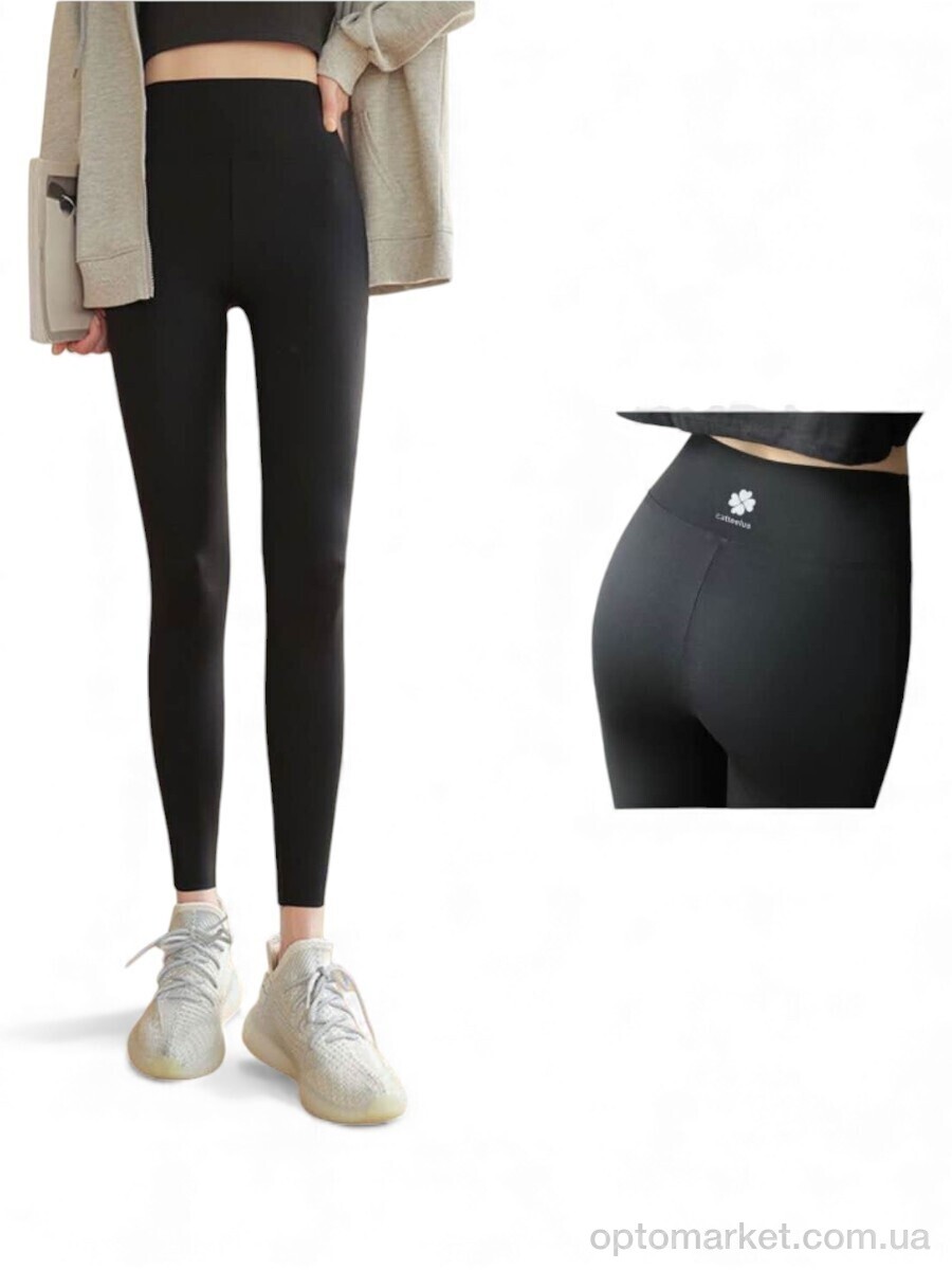 Купить Лосини жіночі 2946 чорний Sport style чорний, фото 1