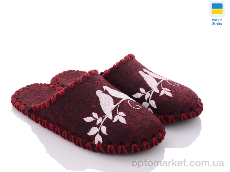Купить Капці жіночі 295W бордо Vends бордовий, фото 2