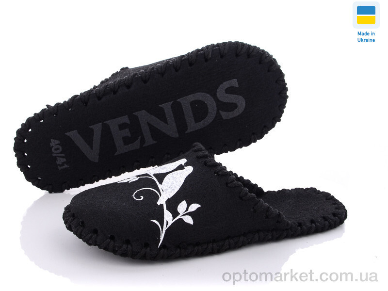 Купить Капці жіночі 295W черный Vends чорний, фото 2