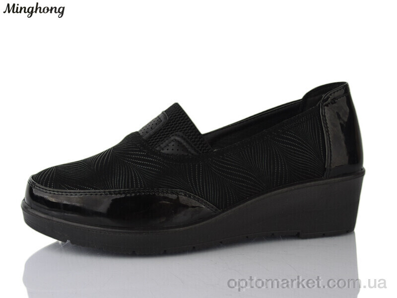 Купить Туфлі жіночі 297 Minghong чорний, фото 1