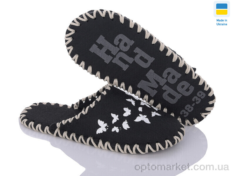 Купить Капці жіночі 298W чорний Vends чорний, фото 1