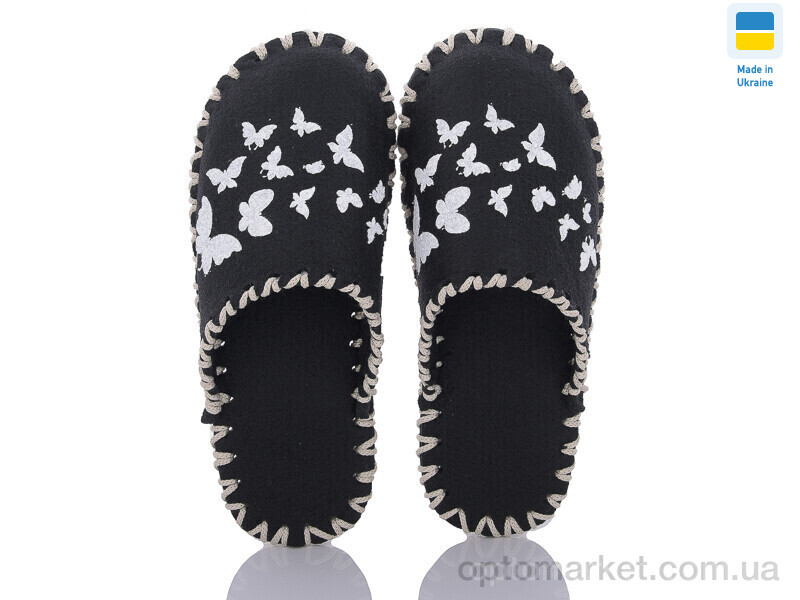 Купить Капці жіночі 298W чорний Vends чорний, фото 2