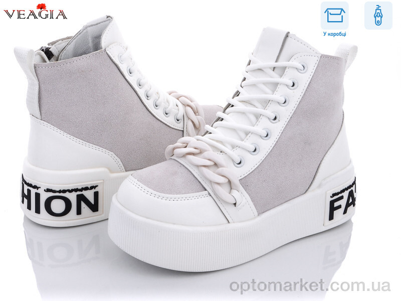 Купить Черевики жіночі 2JA573-2 Veagia сірий, фото 1