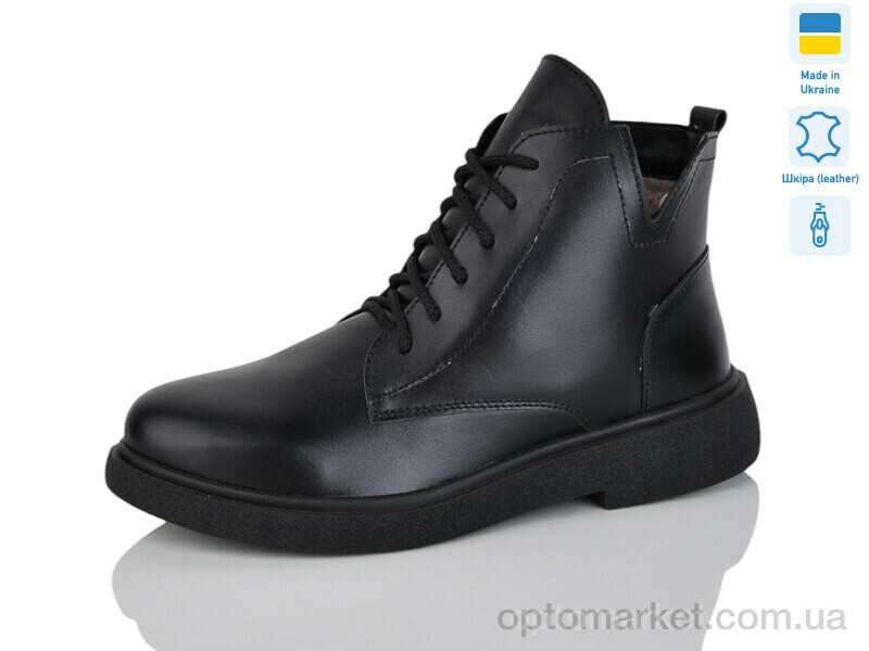 Купить Черевики жіночі 3-1 чорний к. хутро Sali чорний, фото 1