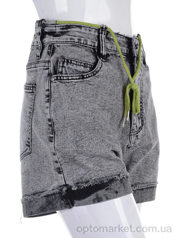 Купить Шорти жіночі 3-19 grey Denim сірий, фото 1