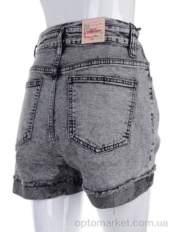Купить Шорти жіночі 3-19 grey Denim сірий, фото 2