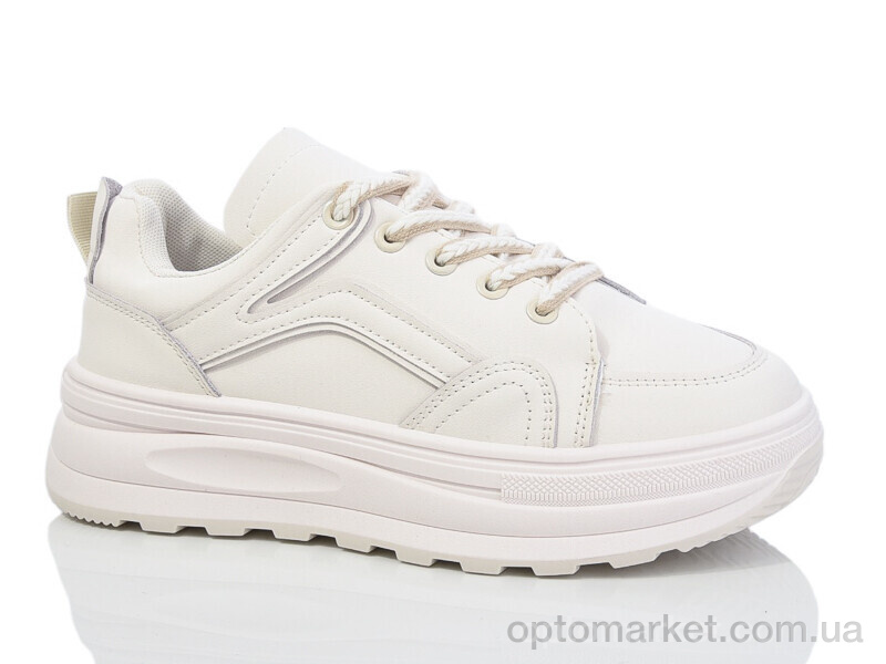 Купить Кросівки жіночі 3-517 Ouqidageni бежевий, фото 1