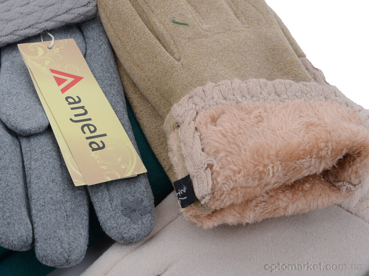 Купить Рукавички жіночі 3-56 mix Anjela мікс, фото 2