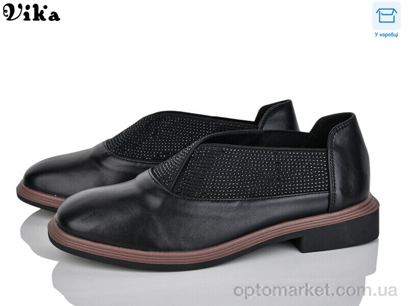 Купить Туфлі жіночі 300-1 Vika чорний, фото 1