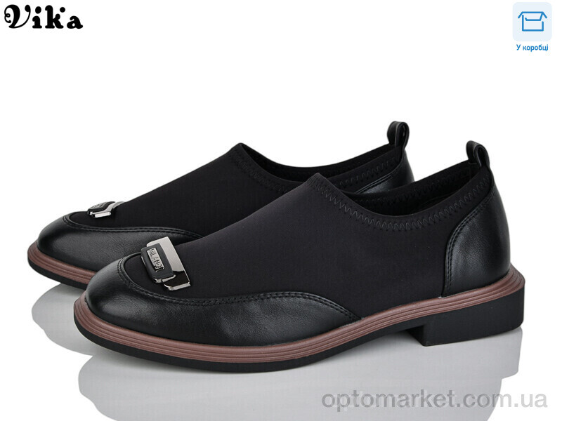 Купить Туфлі жіночі 300-5 Vika чорний, фото 1