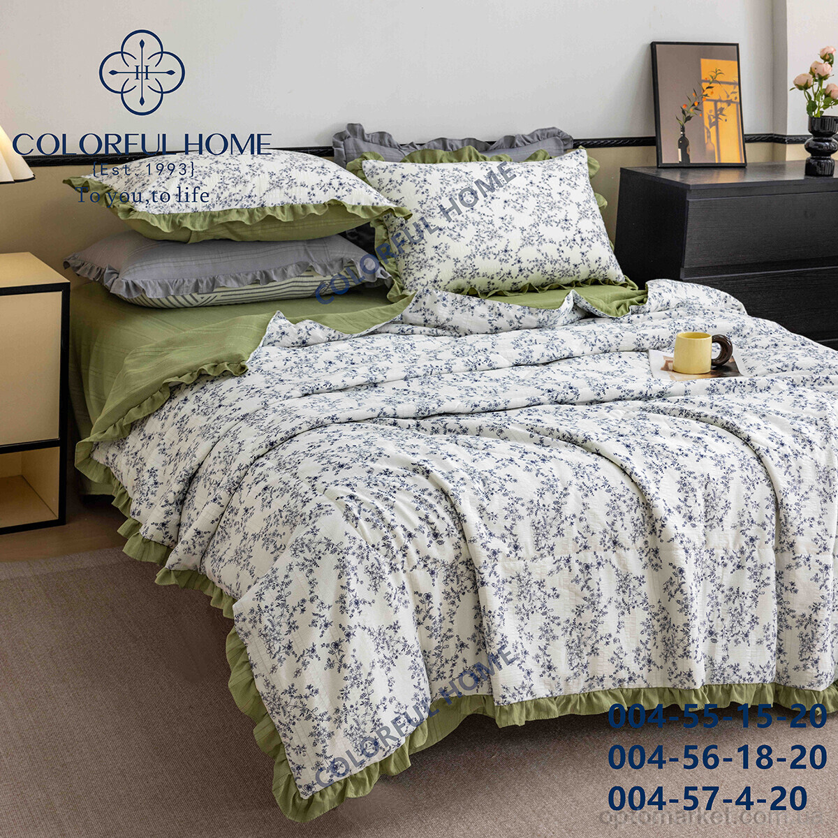 Купить Постільна білизна унісекс 3000 violet 200x230см Colorful Home мікс, фото 5