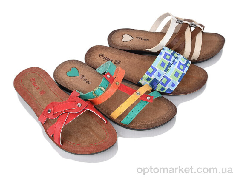 Купить Шльопанці жіночі 3001-15 mix Flex мікс, фото 1