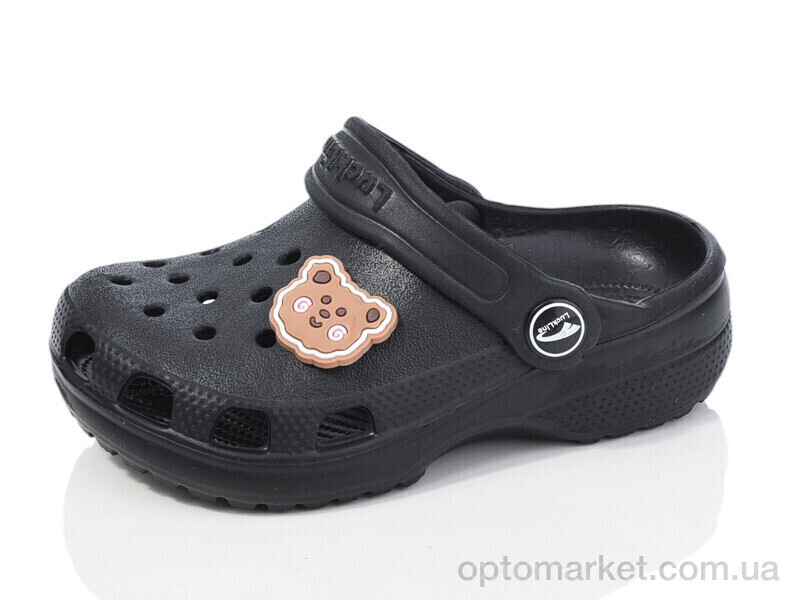 Купить Крокси дитячі 3001-221 Luck Line чорний, фото 1