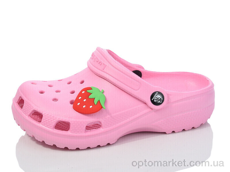 Купить Крокси дитячі 3001-323 Смайлик рожевий, фото 1