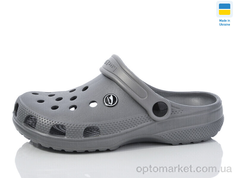 Купить Крокси унісекс 3001-363 Luck Line сірий, фото 1