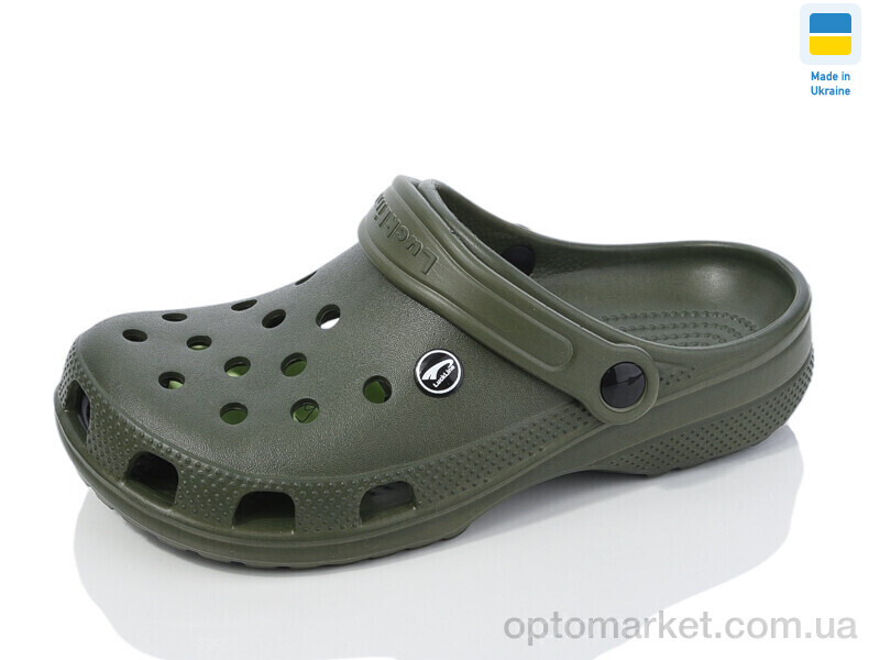 Купить Крокси чоловічі 3001-419 Luck Line хакі, фото 1