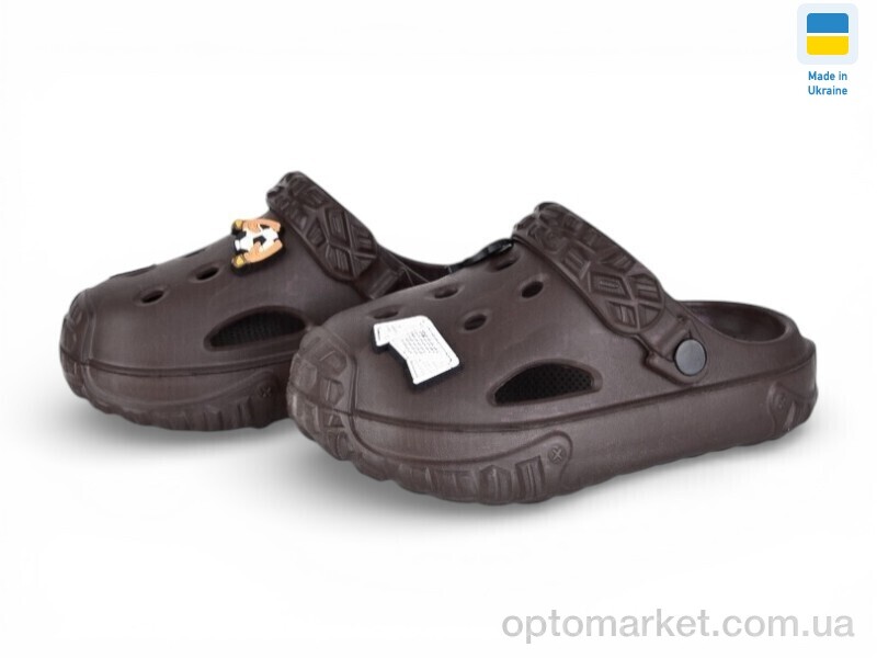 Купить Крокси дитячі 3001 коричневий Verta коричневий, фото 1