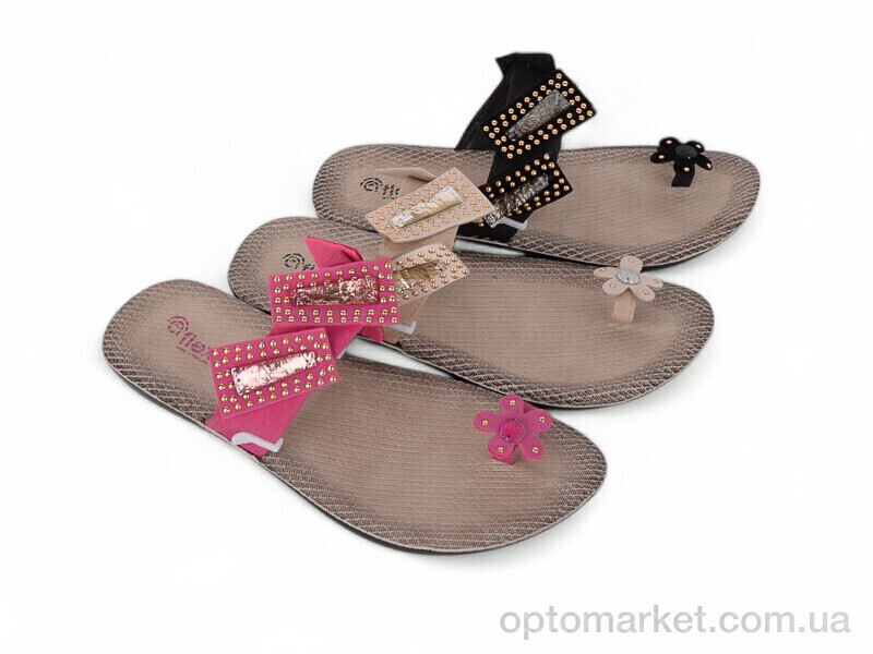 Купить Шльопанці жіночі 3002-16 mix DeMur мікс, фото 1