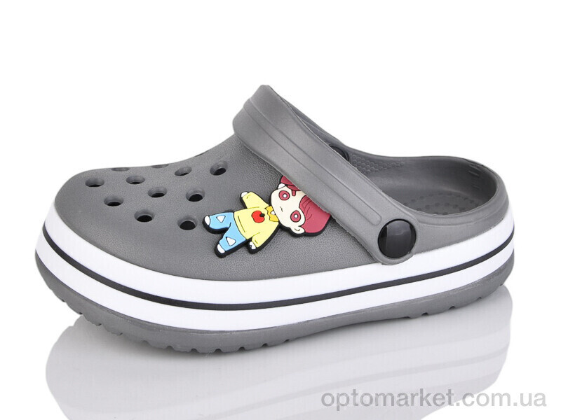 Купить Крокси дитячі 3002-243B Luck Line сірий, фото 1