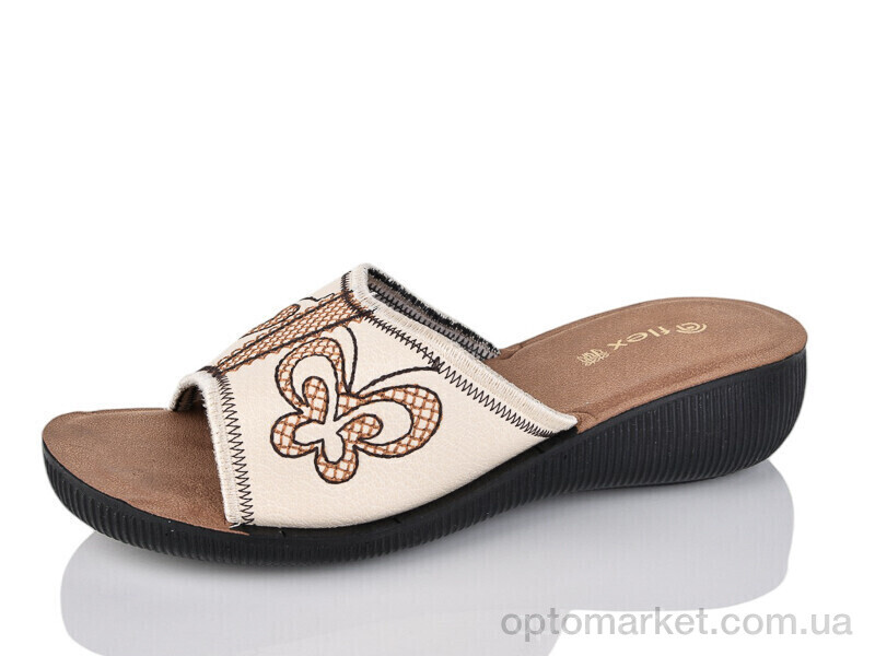 Купить Шльопанці жіночі 3003-1 Flex бежевий, фото 1