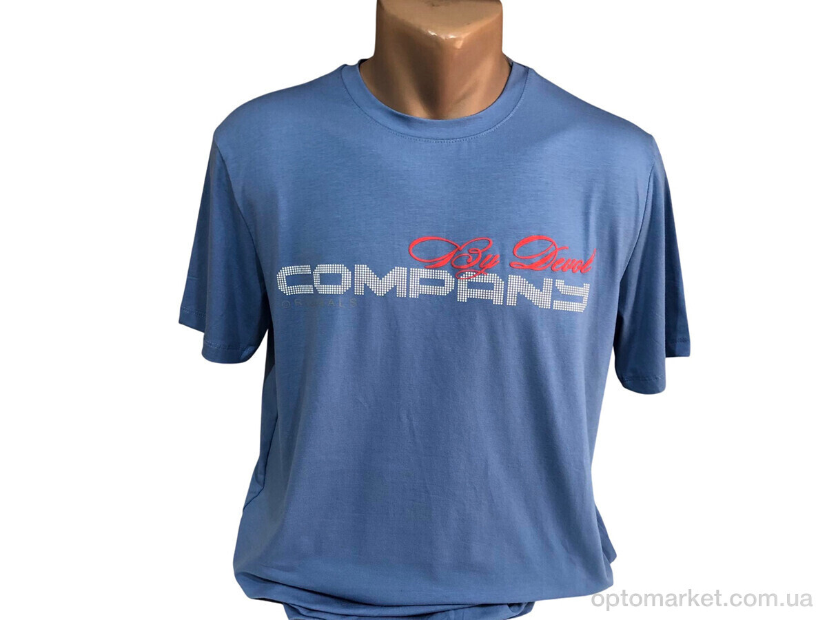 Купить Футболка чоловічі 3004 маві Devoll синій, фото 1