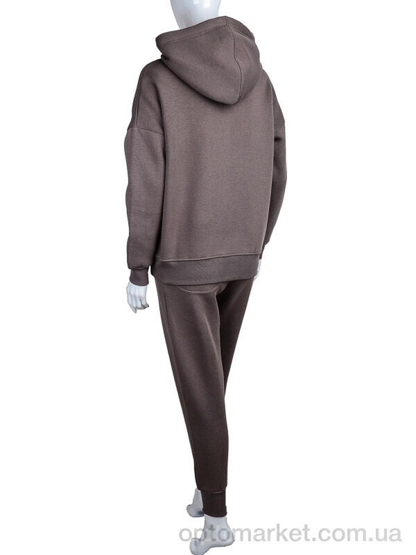 Купить Спортивний костюм жіночі 3007 brown P.ada коричневий, фото 2