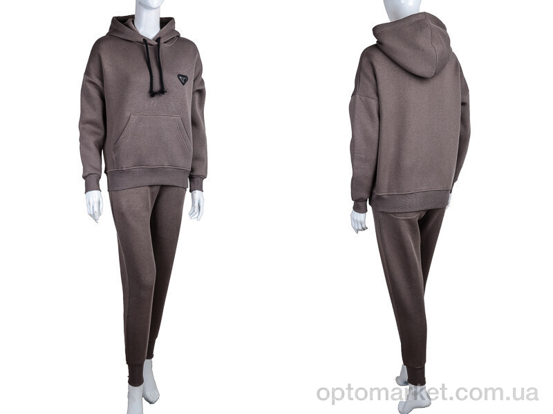 Купить Спортивний костюм жіночі 3007 brown P.ada коричневий, фото 3